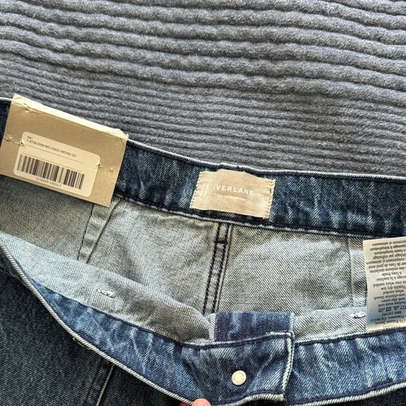 Everlane Blue Wide Leg Jeans - Picture 3 of 5